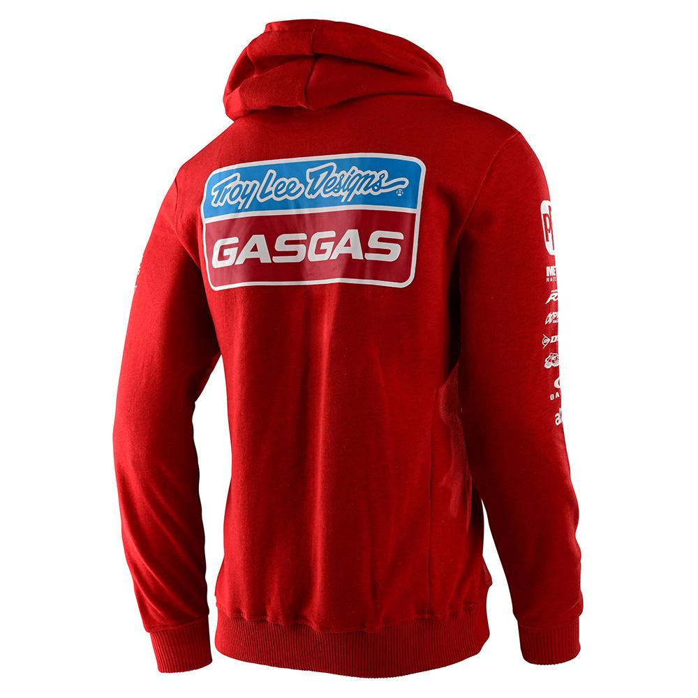 Sudadera Hoodie con Cremallera Troy Lee Designs GasGas Team Red